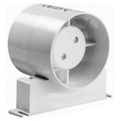 B&Q -  Id100T Shower In-Line Duct Extractor Fan 100mm (Timer Model)