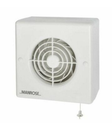 B&Q -  Cf100P Centrifugal Extractor Fan 100 mm / 4 Inch (Pull-Cord)
