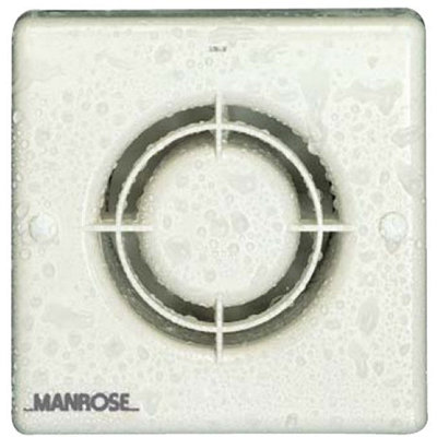 Manrose Xf150Bslv 150mm 6Inch 12V Selv Standard Low Voltage Extractor Fan from B&Q