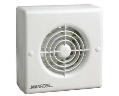 Manrose 100mm 4Inch Automatic Extractor Fan With Electronic TimerXf100At from B&Q