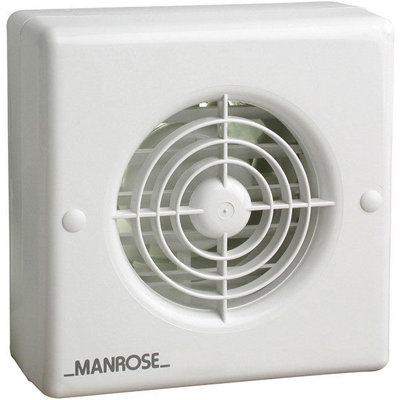 Manrose 100mm 4Inch Automatic Extractor Fan With Humidity ControlXf100Ah from B&Q