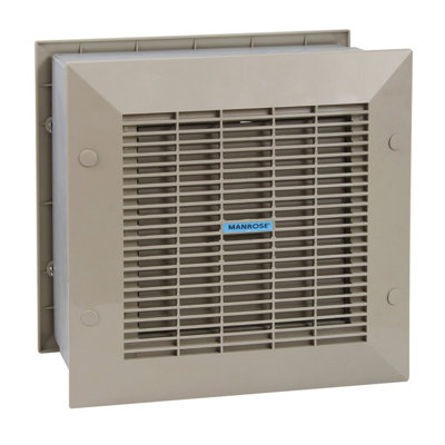 B&Q -  150mm/6" Commercial Wall Extractor Fan With Automatic ShuttersFlush FitHigh PerformanceSecure Design