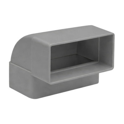 Manrose Grey Ducting Bend(W)110mm from B&Q