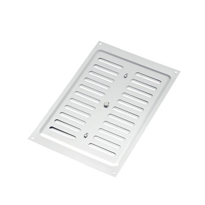 Manrose Silver Effect Rectangular Adjustable Vent V1810S(H)152mm (W)229mm from B&Q