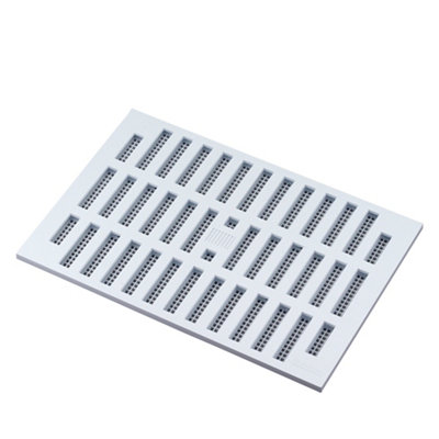 Manrose White Effect White Rectangular Adjustable Vent & Fly Screen V1810(H)152mm (W)229mm from B&Q