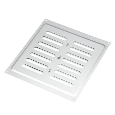 Manrose Silver Effect Rectangular Adjustable Vent V1820S(H)229mm (W)229mm from B&Q