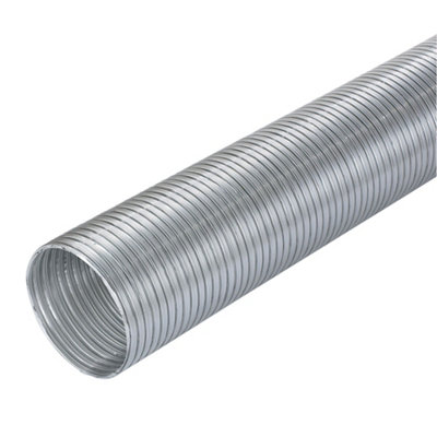 Manrose Semi-Flexible Aluminium Ducting Length(Dia)125mm from B&Q