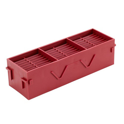 Manrose Red Effect Terracotta Rectangular Brick Vent V55010T(H)76mm (W)229mm from B&Q