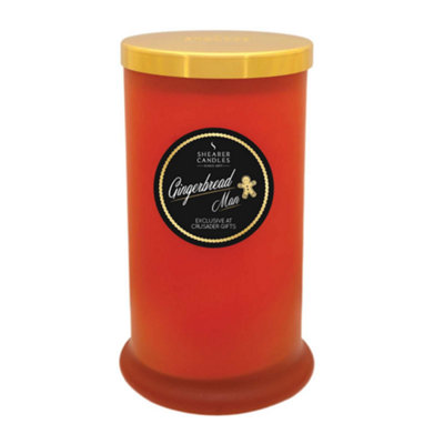 Shearer Candles Exclusive Pillar Jar CandleGingerbread Man from B&Q