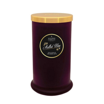 Shearer Candles Exclusive Pillar Jar CandleMulled Wine from B&Q
