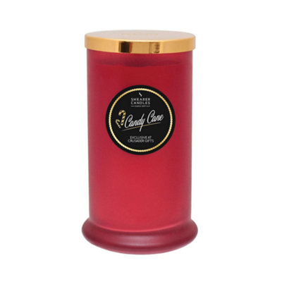 Shearer Candles Exclusive Pillar Jar CandleCandy Cane from B&Q