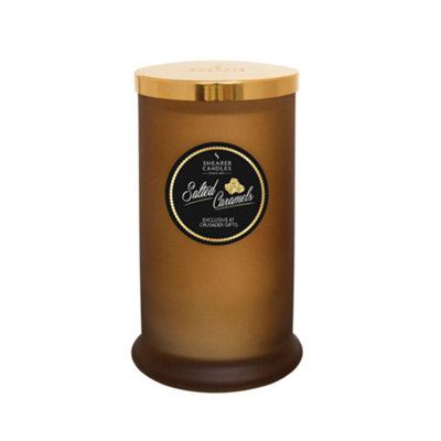 Shearer Candles Exclusive Pillar Jar CandleSalted Caramels from B&Q