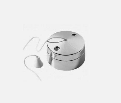 Bg 802Ch 6 Amp Bathroom Pull Cord Ceiling Light Switch Round 2 Way PullswitchChrome from B&Q