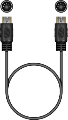 Electrovision Standard 5 Pin Din Plug To 5 Pin Din Plug Joined By A Screened Lead from B&Q