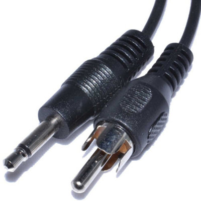 Kenable 3.5mm Mono Jack Plug To Phono Rca Plug Screened Cable 1.2M from B&Q