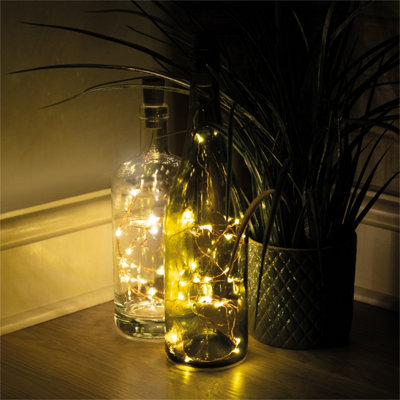 Netagon St Helens Home And Garden Centrepieces Bottle Cork Stopper String Light Decoration from B&Q