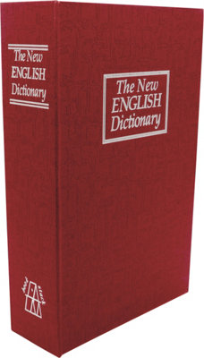 Netagon Key Lock Realistic Dictionary Book Hidden Cash Document Valuables Safe Box from B&Q
