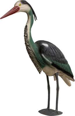 Netagon Outdoor Garden Life Sized Decoy Heron Realistic Bird Scaring Device Deterant from B&Q