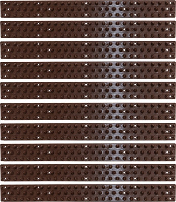 Netagon 10 Pack Outdoor Security Cat Bird Theft Anti Climb Wall Fence Deterrent Spikes from B&Q