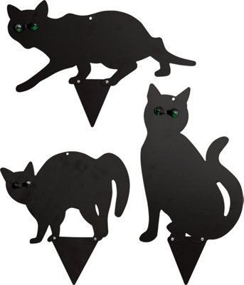 Netagon Garden Bird Cat Animal Small Mammal Life Size Scaring Device Reflective Deterant from B&Q