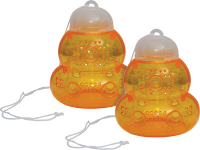 Netagon Outdoor Non-Toxic Bees Yellow Jackets Wasps & Hornets Catcher Killer Bait Trap- 2 Pack from B&Q