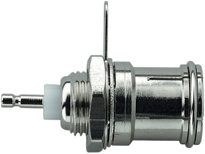 Electrovision Nickel 9.5 mm Coax Socket With A Coax Socket Mounted In A Nickel Finished Housing Forming The Connector Assembly from B&Q