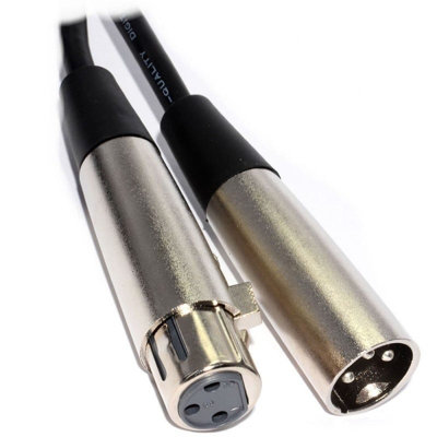 Kenable Soundlab Xlr Male To Female Microphone Extension Cable Lead 6M from B&Q
