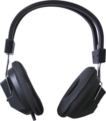 Black Retro Studio Stereo Headphones SH30T TV Computer Volume Control 5M Lead - Image 7