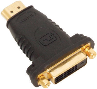 Electrovision Hdmi Plug To Dvid Socket With A Single Hdmi Plug And A Dvid Socket Forming The Adaptor Unit from B&Q