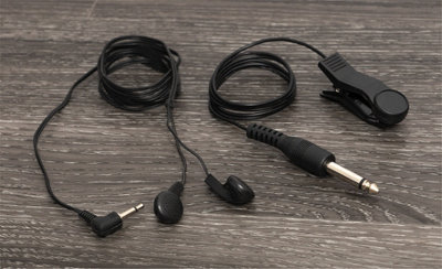 Electro Vision Guitar Tuner Contact Microphone, Black