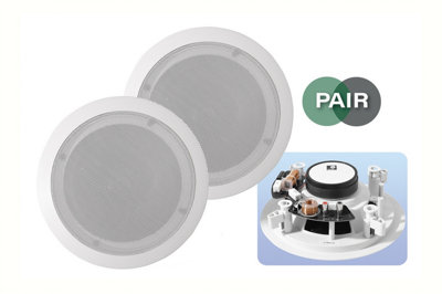 Electrovision 5.25" Ceiling Speaker Brings A Great Sound To Any Party from B&Q