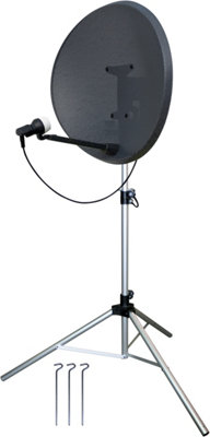 Electrovision Adjustable Satellite Dish Tripod Stand Base from B&Q
