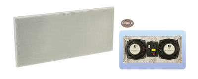 Electrovision 6.5" 2-Way In-Wall Speaker Brings A Great Sound To Any Party from B&Q