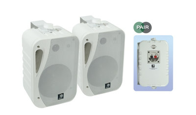 Electrovision White5.25" Mini Box Speaker Brings A Great Sound To Any Party from B&Q