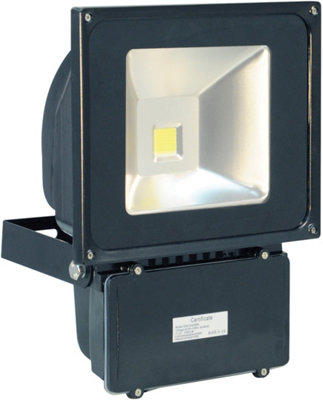 Netagon Outdoor Waterproof Ip65 Black Flood Security Light70W from B&Q