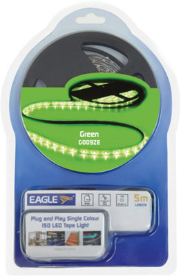 Eagle Tape Light Kit 12V 5M Green With Self Adhesive Backing from B&Q