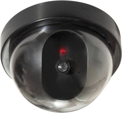 Netagon Home Security Battery Operated Dummy Dome Surveillance Camera from B&Q