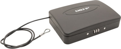Netagon Security Cash Documents Valuables Compact Personal Safe With Steel Tether from B&Q