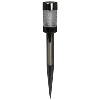 B&Q -  Solar Macon Garden Spike Stainless Steel