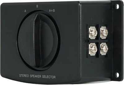 Fxlab E-Audio 2 Way Stereo Speaker Switch from B&Q
