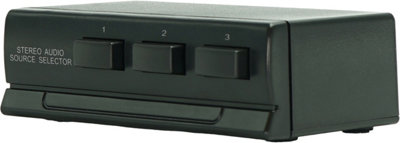 Electrovision E-Audio 3 Way Stereo Audio Source Selector from B&Q