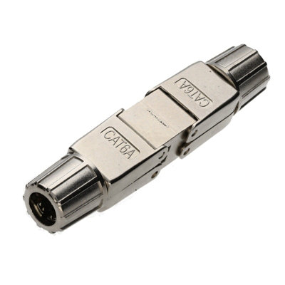 Kenable Cat6A Ftp Inline Punch Down Coupler Joiner Ethernet 8P8C Cable Metal from B&Q