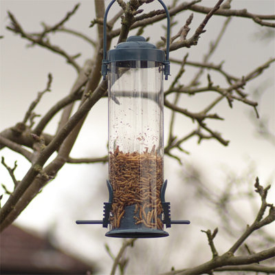 Netagon Home Garden Outdoor Hanging Seed Nut Bird Animal Tube Feeder Feeding Station from B&Q