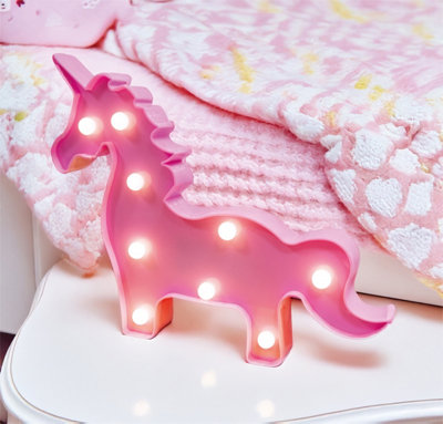 St Helens Home & Garden Unicorn Led Night Light Perfect For Use In Children's Bedrooms from B&Q