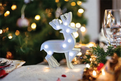 St Helens Home & Garden Reindeer Led Night Light Perfect For Use In Children's Bedrooms from B&Q