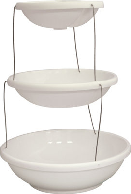 St Helens Home & Garden 3-Tier Collapsible Bowls In Different Sizes from B&Q
