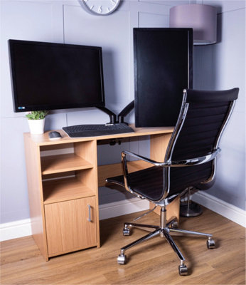 B&Q -  Dual Arm Gas Spring Lcd Monitor Deskmount