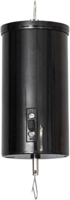 St Helens Home & Garden Battery Motor Wind Chime In Black from B&Q