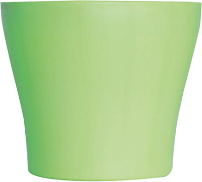 St Helens Home & Garden Green Plant Pot 13X10Cm With Drainage Holes from B&Q