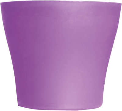 St Helens Home & Garden Purple Plant Pot 16X12.5Cm With Drainage Holes At The Bottom from B&Q